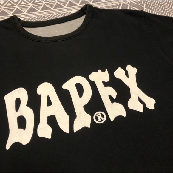 A Bathing Ape Bape Exclusive Bapex Reversible Tee Shirt Size Medium - Picture 5 of 10